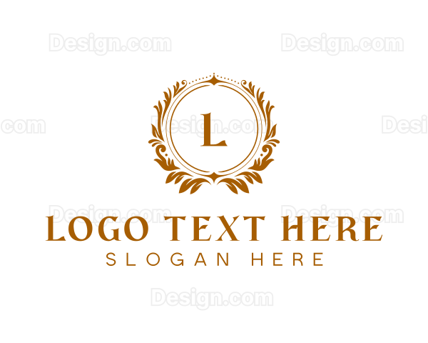 Floral Wreath Hotel Logo