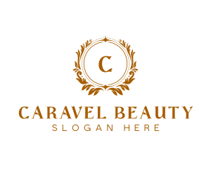 Floral Wreath Hotel logo design