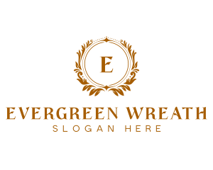 Floral Wreath Hotel logo design