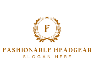 Floral Wreath Hotel logo design