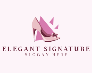 Elegant Stiletto Heels logo design