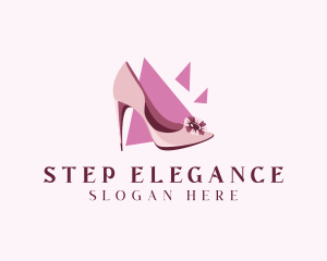 Elegant Stiletto Heels logo design