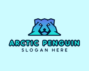 Modern Polar Bear logo design