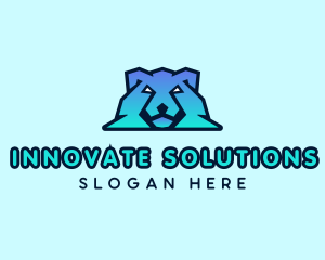 Modern Polar Bear logo