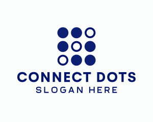 Simple Modern Dots logo