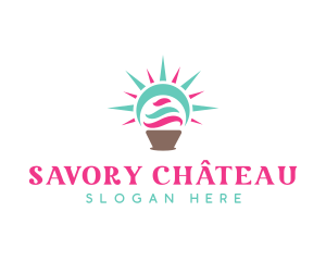 Sunny Cupcake Pastry logo design