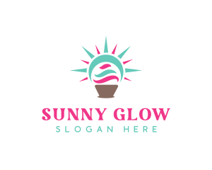 Sunny Cupcake Pastry logo design