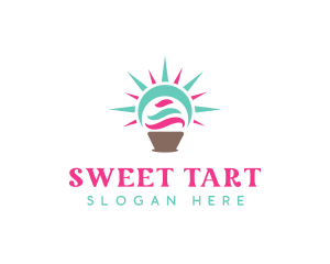 Sunny Cupcake Pastry logo design