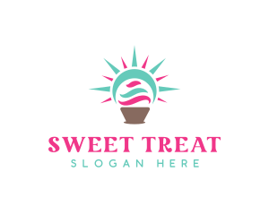 Sunny Cupcake Pastry logo design