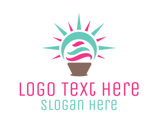 Colorful logo example 1