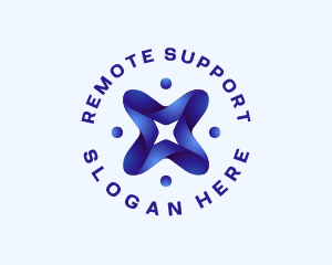 People Community Support logo design