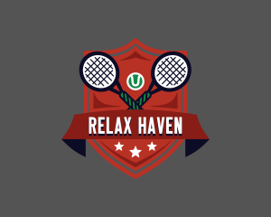 Sports Tennis Racket Logo