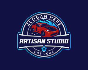 Car Wash Automotive logo design