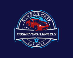 Car Wash Automotive logo design