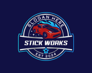 Car Wash Automotive logo design