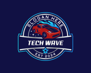 Car Wash Automotive logo design