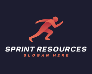 Sprinter Athlete Runner logo