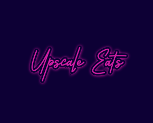 Neon Light Signature Logo