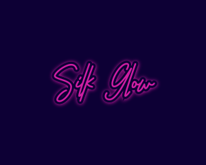 Neon Light Signature logo design