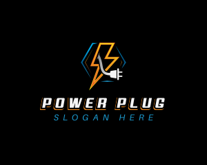 Lightning Plug Electrician logo
