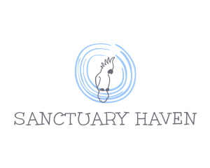 Cockatoo Bird Sanctuary logo design