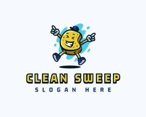 Cleaning Sponge Maintenance logo design