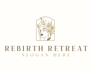 Woman Floral Beauty logo