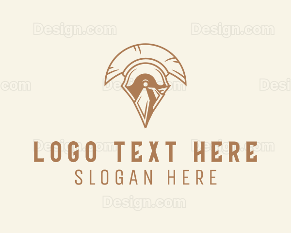 Spartan Helmet Armor Logo