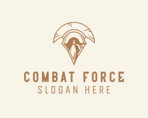 Spartan Helmet Armor  Logo