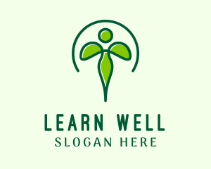 Wellness Therapeutic Yoga logo design