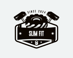 Crossfit Gym Workout logo design