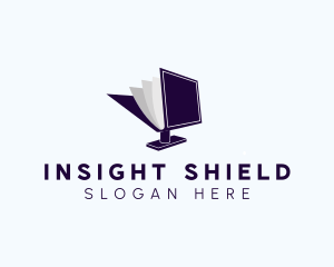 Book Computer Monitor  logo