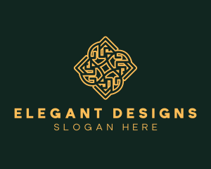 Elegant Intricate Tile logo design