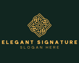 Elegant Intricate Tile logo design