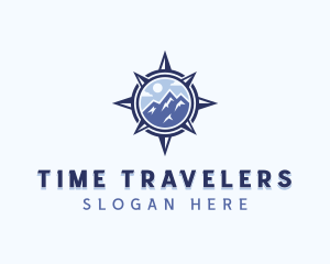 Travel Compass Adventure logo design