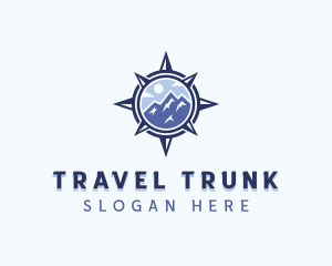 Travel Compass Adventure logo design