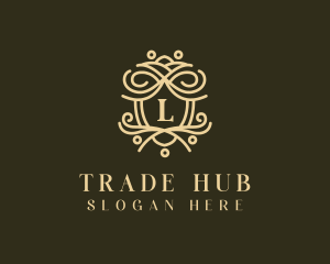 Hotel Luxury Crest logo design