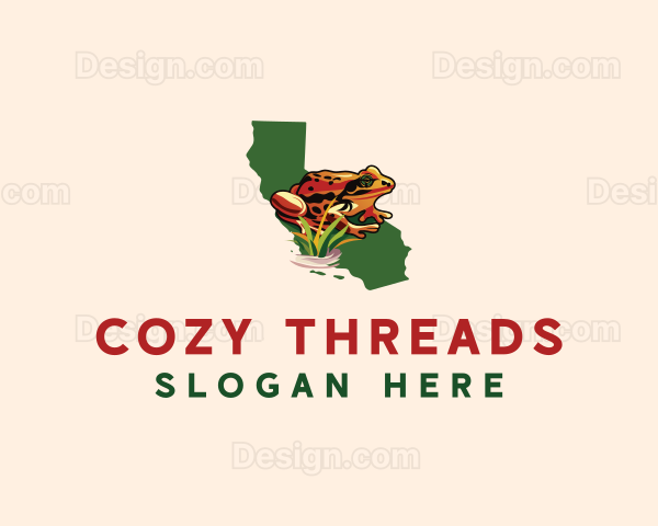 California Red Legged Frog Logo