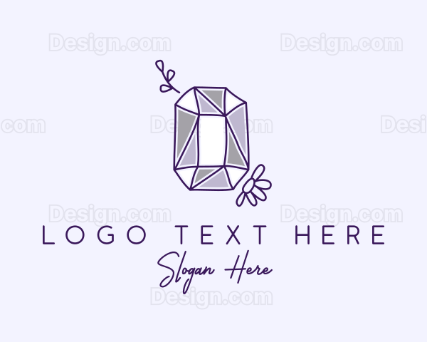 Precious Quartz Gem Logo