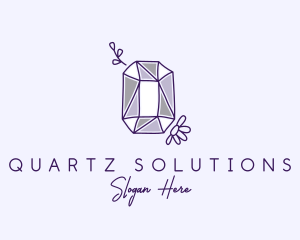 Precious Quartz Gem logo