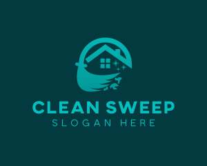 Mop Cleaning Housekeeping logo