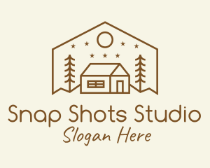 Hipster Outdoor House Logo