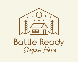 Hipster Outdoor House logo