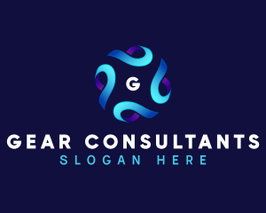 Tech Network Consultant logo design