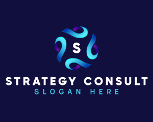 Tech Network Consultant logo design