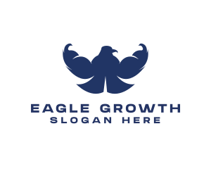 Strong Eagle Gym logo design