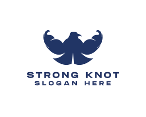 Strong Eagle Gym logo design