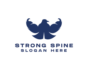 Strong Eagle Gym logo design