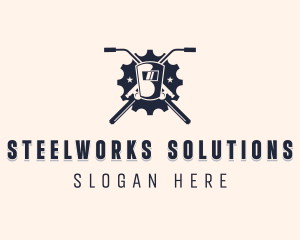 Industrial Welding Fabrication logo design