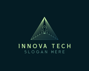 Pyramid Tech Developer logo design